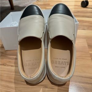 GREATS TWO TONED SLIP ON SNEAKERS